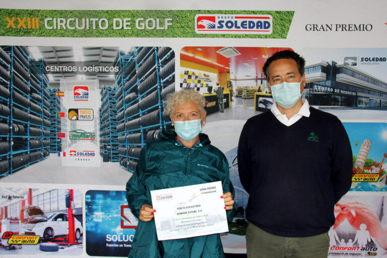 La lluvia precipita el final de la séptima jornada del Circuito de Golf Grupo Soledad