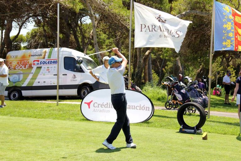 El fuerte aire dificultó los resultados de la décima jornada del Circuito de Golf Grupo Soledad