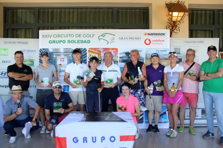 Temperaturas veraniegas en la octava prueba del Circuito de Golf Grupo Soledad